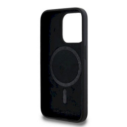 Karl Lagerfeld KLHMP15LSKCHPPLK iPhone 15 Pro 6.1" black hardcase Silicone Karl & Choupette Ma