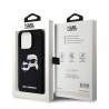 Karl Lagerfeld KLHMP15LSKCHPPLK iPhone 15 Pro 6.1" black hardcase Silicone Karl & Choupette Ma