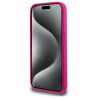 Karl Lagerfeld KLHMP15LSKHPPLF iPhone 15 Pro 6.1" fuschia Hardcase Silicone Karl Head Print MagSafe