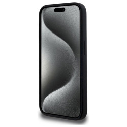 Karl Lagerfeld KLHMP15LSKHPPLK Silicone Karl Head Print Magsafe for iPhone 15 Pro 6.1" / black