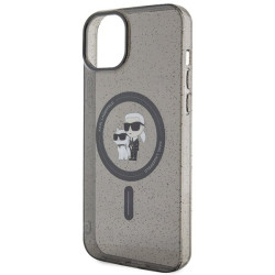 Karl Lagerfeld KLHMP15MHGKCNOK Hardcase Karl&Choupette Gli for iPhone 15 Plus / 14 Plus 6.7" / black