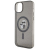 Karl Lagerfeld KLHMP15MHGKCNOK Hardcase Karl&Choupette Gli for iPhone 15 Plus / 14 Plus 6.7" / black