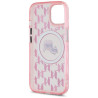 Karl Lagerfeld KLHMP15MHMCKMHP IML Monogram Karl&Choupette Head MagSa for iPhone 15 Plus 6.7" / pink