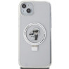 Karl Lagerfeld KLHMP15MHMRSKCH iPhone 15 Plus / 14 Plus 6.7" Hardcase Ring Stand Karl&Cho / white