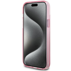 Karl Lagerfeld KLHMP15MHMRSKCP Hardcase Ring Stand Karl&Cho for iPhone 15 Plus / 14 Plus 6.7" / pink