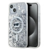Karl Lagerfeld KLHMP15MLGCHSGH Liquid Glitter Chou Case for iPhone 15 Plus/14 Plus 6.7" / transparent