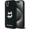 Karl Lagerfeld KLHMP15MSCHPPLK Silicone Choupette Hardcase for iPhone 15 Plus / 14 Plus 6.7" / black