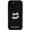 Karl Lagerfeld KLHMP15MSCHPPLK Silicone Choupette Hardcase for iPhone 15 Plus / 14 Plus 6.7" / black