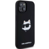 Karl Lagerfeld KLHMP15MSCHPPLK Silicone Choupette Hardcase for iPhone 15 Plus / 14 Plus 6.7" / black