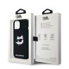 Karl Lagerfeld KLHMP15MSCHPPLK Silicone Choupette Hardcase for iPhone 15 Plus / 14 Plus 6.7" / black