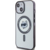 Karl Lagerfeld KLHMP15SHCHNOTK iPhone 15/14/13 6.1" transparent hardcase IML Choupette`s Head Mag