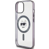 Karl Lagerfeld KLHMP15SHCHNOTK iPhone 15/14/13 6.1" transparent hardcase IML Choupette`s Head Mag