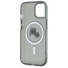Karl Lagerfeld KLHMP15SHLSKCK Hardcase IML Metal Karl&Choupette Head for iPhone 15 6.1" / black