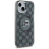 Karl Lagerfeld KLHMP15SHMCKMHK IML Monogram Karl&Choupette Head MagSafe for iPhone 15 6.1" / black