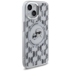 Karl Lagerfeld KLHMP15SHMCKMHT iPhone 15 6.1" transparent IML Monogram Karl&Choupette H