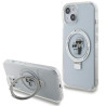 Karl Lagerfeld KLHMP15SHMRSKCH iPhone 15/14/13 6.1" hardcase Ring Stand Karl&Choupett / white