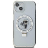 Karl Lagerfeld KLHMP15SHMRSKCH iPhone 15/14/13 6.1" hardcase Ring Stand Karl&Choupett / white