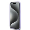 Karl Lagerfeld KLHMP15SSCMKCRHU Silicone Karl&Choupette Heads Ring Hardcase for iPhone 15 6.1" / purple