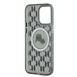 Karl Lagerfeld KLHMP15XHMCKMHK IML Monogram Karl&Choupette Head M for iPhone 15 Pro Max 6.7" / black