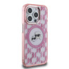Karl Lagerfeld KLHMP15XHMCKMHP IML Monogram Karl&Choupette Head Case for iPhone 15 Pro Max 6.7" / pink