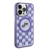 Karl Lagerfeld KLHMP15XHMCKMHU IML Monogram Karl&Choupette He for iPhone 15 Pro Max 6.7" / purple