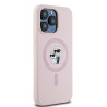 Karl Lagerfeld KLHMP15XSCMKCRHP Silicone Karl & Choupette Hardcase for iPhone 15 Pro Max 6.7" / pink
