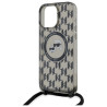 Karl Lagerfeld KLHMP16LHCKCKLCK iPhone 16 Pro 6.3" Hardcase IML Crossbody Monogram Karl & Chou / black