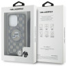 Karl Lagerfeld KLHMP16LHCKCKLCK iPhone 16 Pro 6.3" Hardcase IML Crossbody Monogram Karl & Chou / black