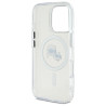 Karl Lagerfeld KLHMP16LHLSKCH IPhone 16 Pro 6.3" Hardcase IML Metal Karl&Choupette Head / white