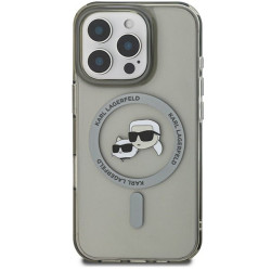 Karl Lagerfeld KLHMP16LHLSKCK IML Metal Karl&Choupette Head Hardcase for iPhone 16 Pro 6.3" / black