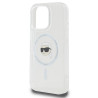 Karl Lagerfeld KLHMP16LHLSKIH iPhone 16 Pro 6.3" Hardcase IML Metal Karl Head MagSafe / white