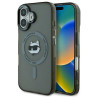 Karl Lagerfeld KLHMP16MHLSCHK Hardcase IML Metal Choupette Head MagS for iPhone 16 Plus 6.7" / black