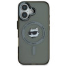 Karl Lagerfeld KLHMP16MHLSCHK Hardcase IML Metal Choupette Head MagS for iPhone 16 Plus 6.7" / black
