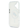 Karl Lagerfeld KLHMP16MHLSKCH Hardcase IML Metal Karl&Choupette Head for iPhone 16 Plus 6.7" / white