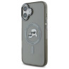 Karl Lagerfeld KLHMP16MHLSKCK Hardcase IML Metal Karl&Choupette Head for iPhone 16 Plus 6.7" / black