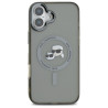 Karl Lagerfeld KLHMP16MHLSKCK Hardcase IML Metal Karl&Choupette Head for iPhone 16 Plus 6.7" / black