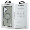 Karl Lagerfeld KLHMP16MHLSKCK Hardcase IML Metal Karl&Choupette Head for iPhone 16 Plus 6.7" / black