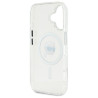 Karl Lagerfeld KLHMP16MHLSKIH Hardcase IML Metal Karl Head MagSafe for iPhone 16 Plus 6.7" / white