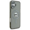 Karl Lagerfeld KLHMP16MHLSKIK Hardcase IML Metal Karl Head MagSafe for iPhone 16 Plus 6.7" / black