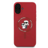 Karl Lagerfeld KLHMP16MSCMKCRHR iPhone 16 Plus 6.7" red hardcase Silicone Karl&Choupette Hea