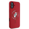 Karl Lagerfeld KLHMP16MSCMKCRHR iPhone 16 Plus 6.7" red hardcase Silicone Karl&Choupette Hea