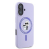 Karl Lagerfeld KLHMP16MSCMKCRHU Silicone Karl&Choupette Hardcase for iPhone 16 Plus 6.7" / purple