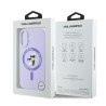 Karl Lagerfeld KLHMP16MSCMKCRHU Silicone Karl&Choupette Hardcase for iPhone 16 Plus 6.7" / purple