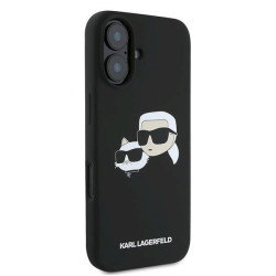 Karl Lagerfeld KLHMP16MSKCHPPLK Hardcase for iPhone 16 Plus 6.7" / black