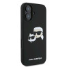 Karl Lagerfeld KLHMP16MSKCHPPLK Hardcase for iPhone 16 Plus 6.7" / black