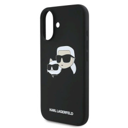 Karl Lagerfeld KLHMP16MSKCHPPLK Hardcase for iPhone 16 Plus 6.7" / black