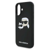 Karl Lagerfeld KLHMP16MSKCHPPLK Hardcase for iPhone 16 Plus 6.7" / black