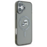 Karl Lagerfeld KLHMP16SHLSKCK Hardcase IML Metal Karl&Choupette Head MagS for iPhone 16 6.1" / black