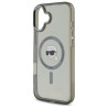 Karl Lagerfeld KLHMP16SHLSKIK hardcase IML Metal Karl Head MagSafe for iPhone 16 6.1" / black