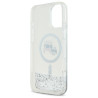 Karl Lagerfeld KLHMP16SLGKCSGH Liquid Glitter Karl&Choupette Head Hardcase for iPhone 16 6.1" / transparent